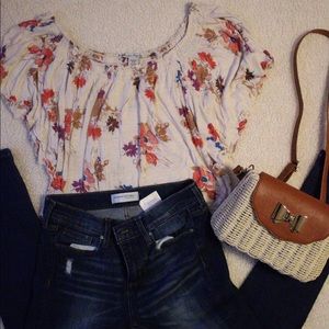 American Rag Floral Blouse